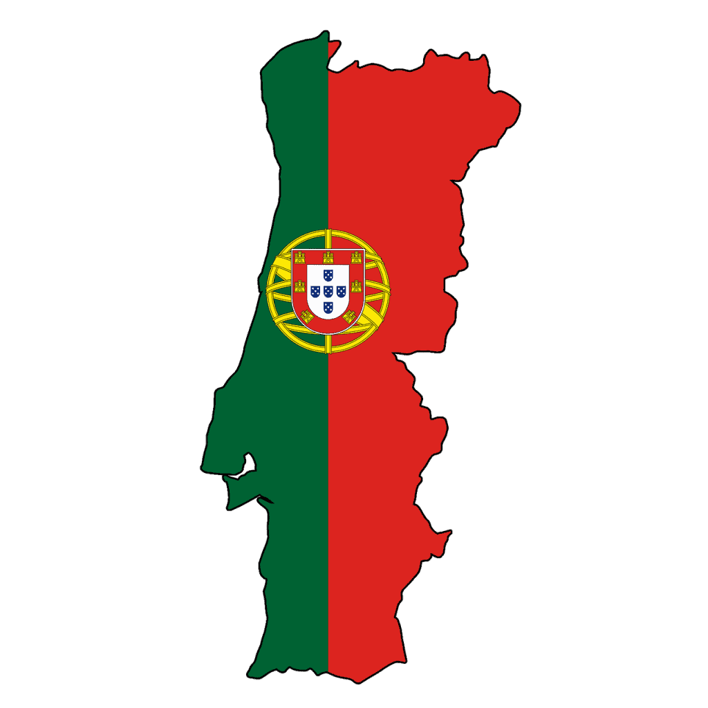 דגל פורטוגל על המדינה